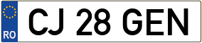 Truck License Plate